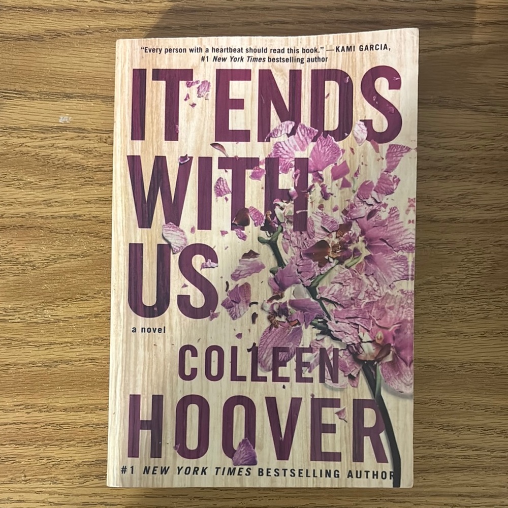 'It Ends With Us' Novel - Purple Cover